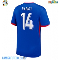 Camisa de time de futebol França Adrien Rabiot #14 Replicas 1º Equipamento Europeu 2024 Manga Curta